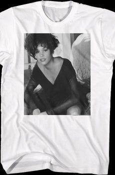 Black And White Photo Whitney Houston T-Shirt