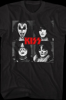 Black And White Photos KISS T-Shirt