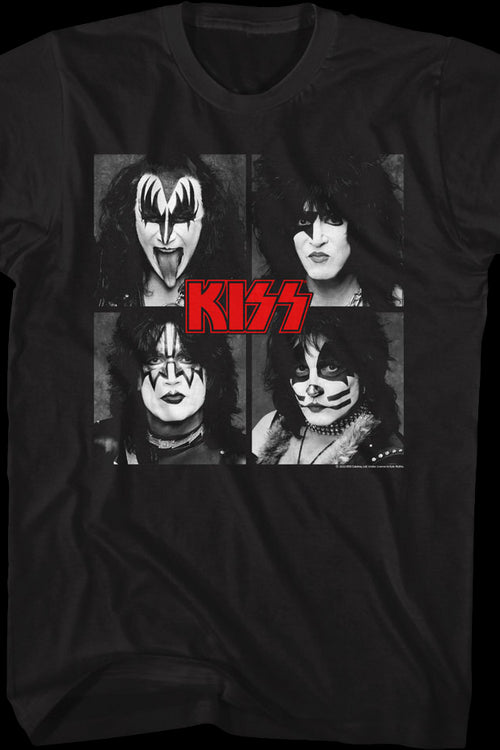 Black And White Photos KISS T-Shirtmain product image