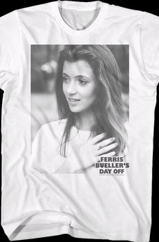 Black And White Sloan Peterson Ferris Bueller's Day Off T-Shirt