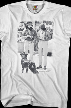 Black And White Up In Smoke Cheech And Chong T-Shirt
