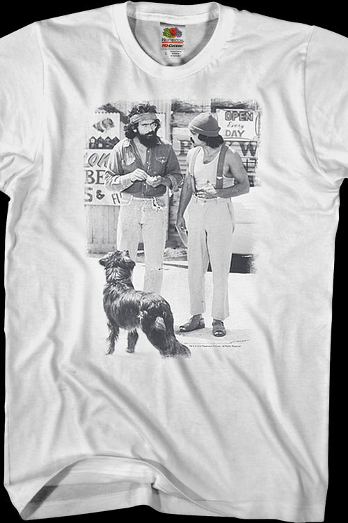 Black And White Up In Smoke Cheech And Chong T-Shirtmain product image