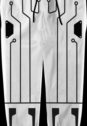 Black Circuit Tron Costume Pants