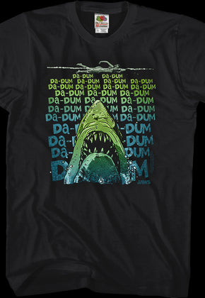 Black Da-Dum Jaws T-Shirt