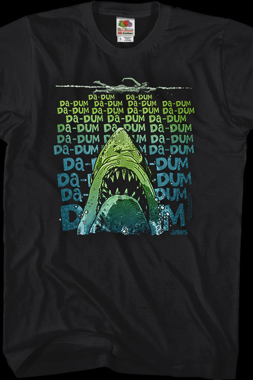 Black Da-Dum Jaws T-Shirtmain product image