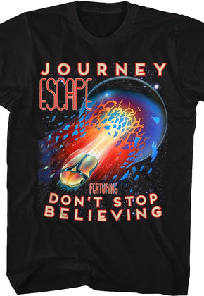 Black Don't Stop Believing Journey T-Shirt