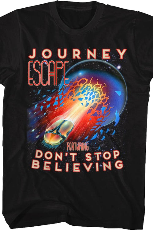 Black Don't Stop Believing Journey T-Shirtmain product image