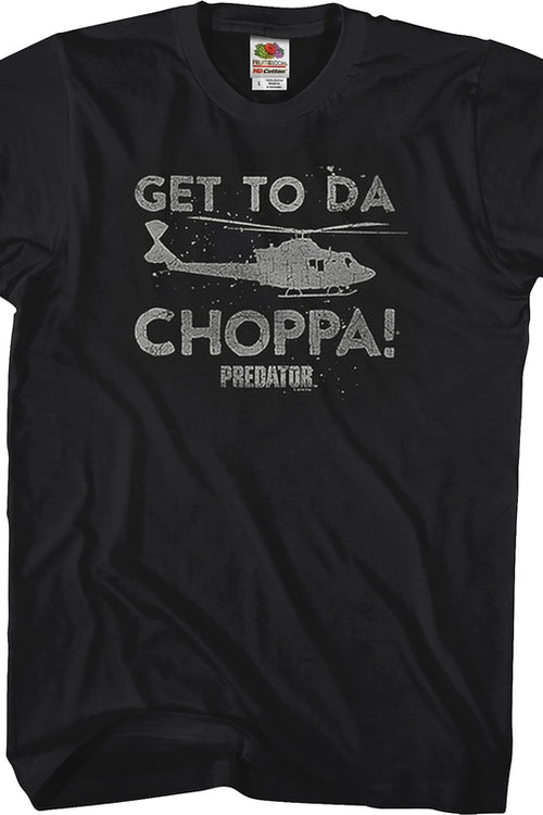 Black Get To Da Choppa Predator T-Shirtmain product image