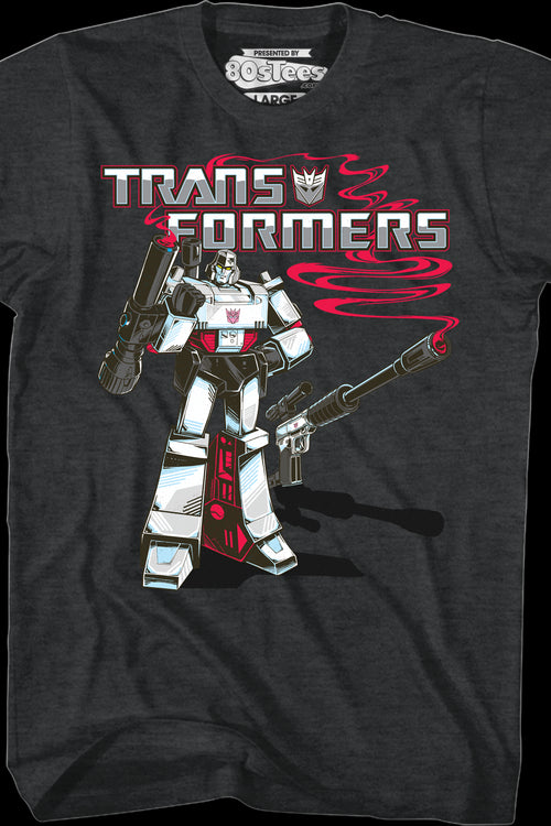 Black Heather Megatron Transformers T-Shirtmain product image