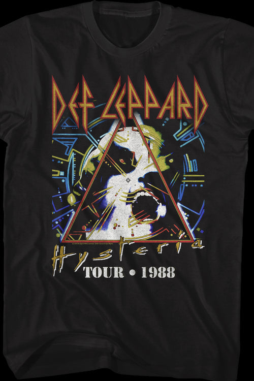 Black Hysteria Tour Def Leppard T-Shirtmain product image