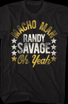 Black Macho Man Randy Savage Oh Yeah Shirt