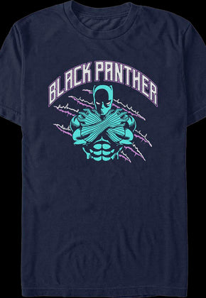 Black Panther Claw Marks Marvel Comics T-Shirt