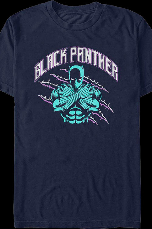 Black Panther Claw Marks Marvel Comics T-Shirtmain product image