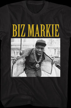Black Photo Biz Markie T-Shirt