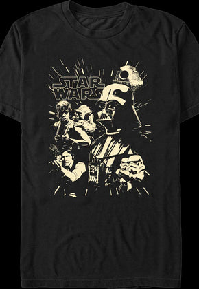 Black & White Collage Star Wars T-Shirt