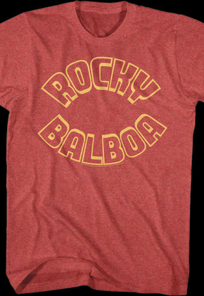 Block Letters Rocky Balboa T-Shirt