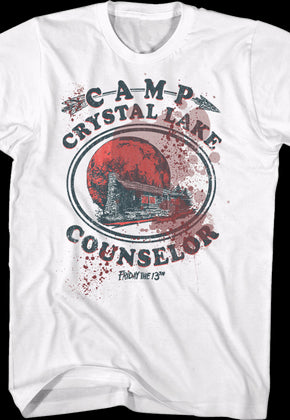 Bloody Camp Crystal Lake Counselor T-Shirt