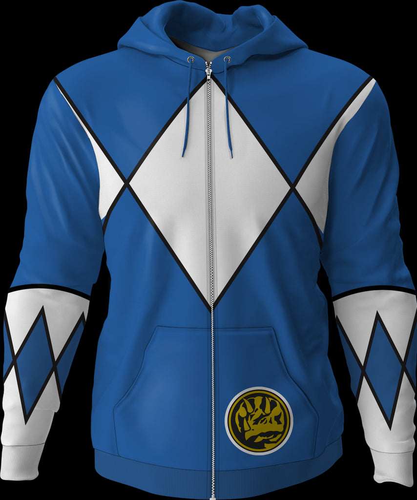 Power rangers best sale zip up hoodie