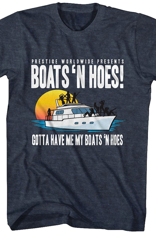 Blue Boats 'N Hoes Step Brothers T-Shirtmain product image