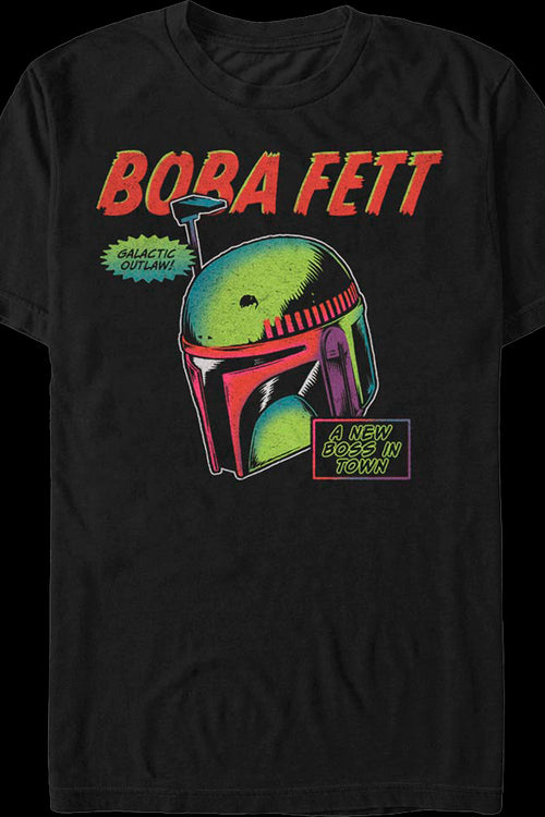 Boba Fett Galactic Outlaw Star Wars T-Shirtmain product image