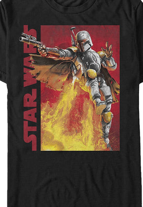 Boba Fett Jetpack Star Wars T-Shirt