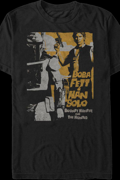 Bounty Hunter And The Hunted Star Wars T-Shirtmain product image