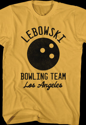 Bowling Team Big Lebowski T-Shirt