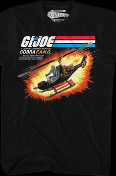 Box Art Cobra F. A. N. G. GI Joe T-Shirt