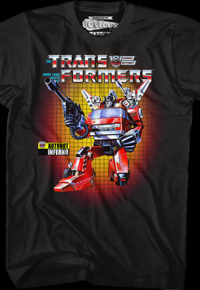 Box Art Inferno Transformers T-Shirt