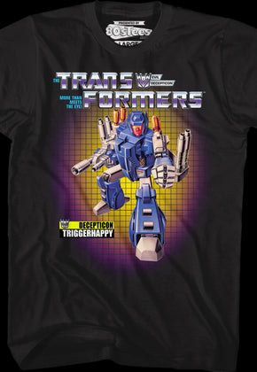Box Art Triggerhappy Transformers T-Shirt