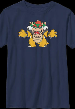Boys Youth Bowser Super Mario Bros. Shirt
