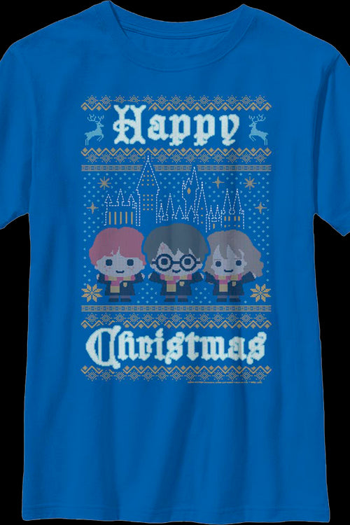 Boys Youth Happy Christmas Harry Potter Shirtmain product image