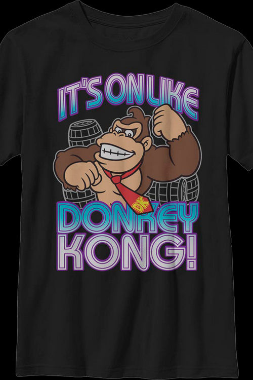 Boys Youth It's On Like Donkey Kong Shirtmain product image