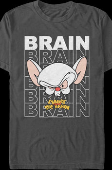 Brain Face Pinky and the Brain T-Shirt