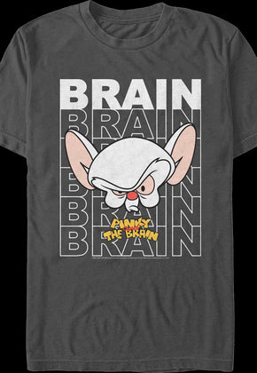 Brain Face Pinky and the Brain T-Shirt