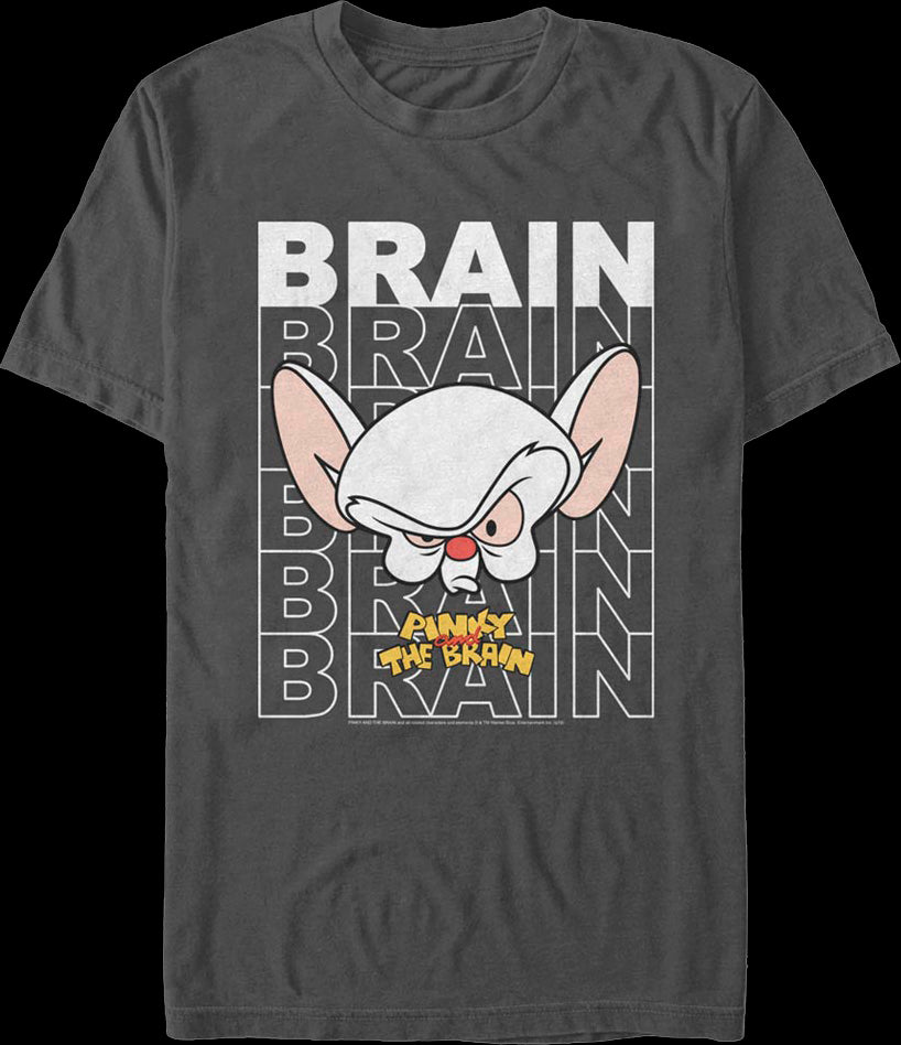 Brain Face Pinky and the Brain T-Shirt