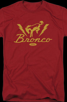 Bronco Lightning Bolts Ford T-Shirt