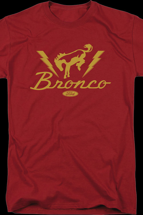 Bronco Lightning Bolts Ford T-Shirtmain product image