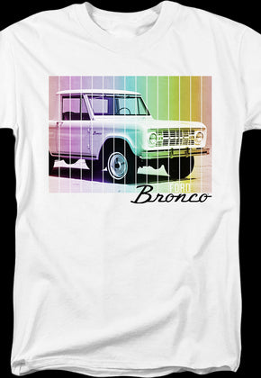 Bronco Retro Panels Ford T-Shirt
