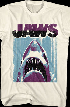 Brushstroke Poster Jaws T-Shirt