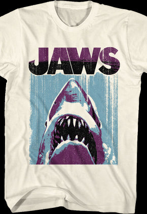 Brushstroke Poster Jaws T-Shirt