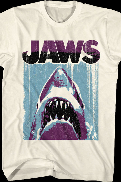 Brushstroke Poster Jaws T-Shirtmain product image