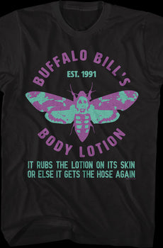 Buffalo Bill's Body Lotion Est. 1991 Silence of the Lambs T-Shirt