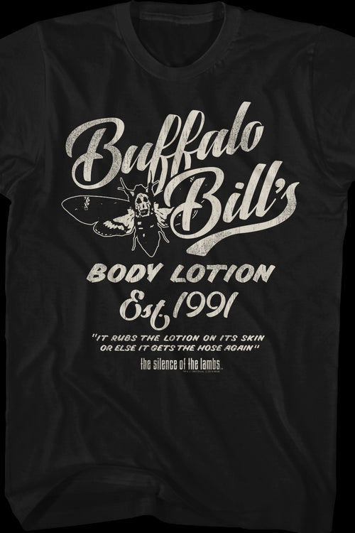 Buffalo Bill's Body Lotion Silence of the Lambs T-Shirtmain product image