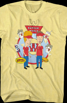 Burger World Beavis And Butt-Head T-Shirt