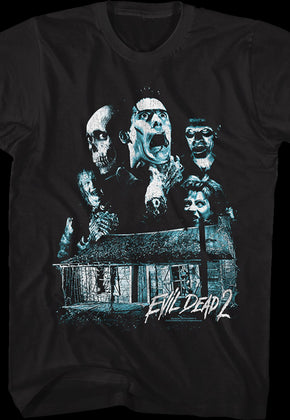 Cabin Collage Evil Dead T-Shirt