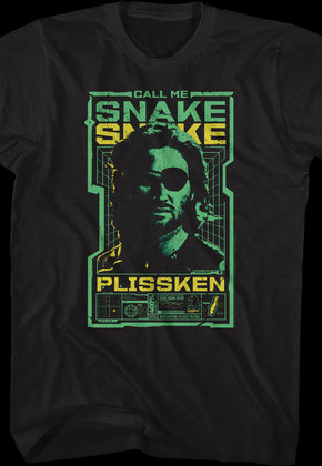 Call Me Snake Tech Screen Escape From New York T-Shirt