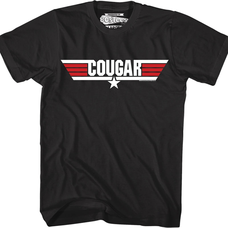 Call Name Cougar Top Gun TShirt Top Gun Mens Tshirt