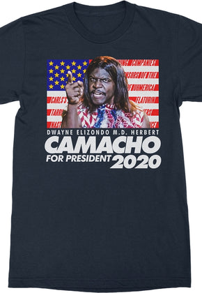 Camacho For President 2020 Idiocracy T-Shirt