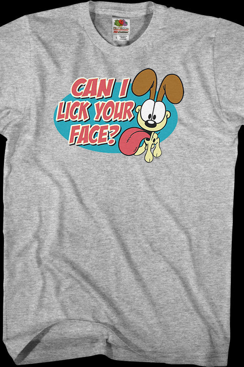 Can I Lick Your Face Garfield T-Shirtmain product image